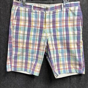 Tommy Bahama Reversible Men's Multicolor Plaid Shorts